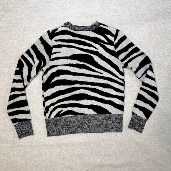 Banana Republic | Zebra Print Wool-Blend Sweater | Small - Picture 4 of 9